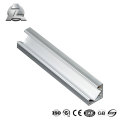 6063 t5 1m length silver led strip aluminium casing profile